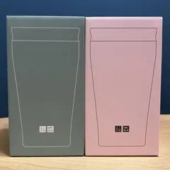 【非売品】 UNIQLO タンブラー 2本セット ピンク•グリーン 匿名配送