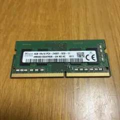 SK hynix 4GB DDR4 2400MT/s メモリ