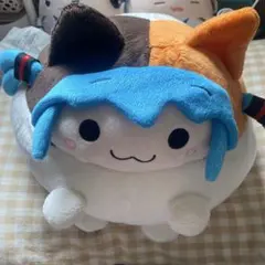 初音ミク HAPPYくじ D賞 まるくなる　ティッシュカバー　約25cmのサムネイル