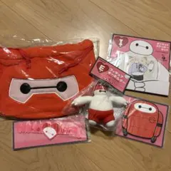 Disney Happyくじ ベイマックス ステッカー キーホルダー