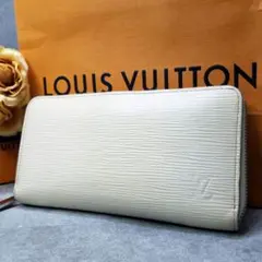 ルイヴィトン エピ ジッピーウォレット 白 ホワイト イヴォワール ラウンド