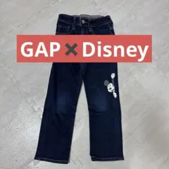 美品✨GAP キッズ　ディズニー　ミッキー　デニム　ジーパン　5才　110cm