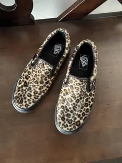 VANS ヒョウ柄 スリッポン us6