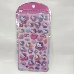 新品 サンリオ コットンパフィーシール ハローキティ レオパードモード 正規品