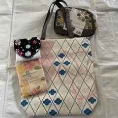 京都くろちく　トートバッグ　ポーチ　ハンカチ　4点セット