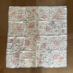 LUCIANO SOPRANI ルチアーノソプラーニ 大判スカーフ ブルー系