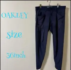 OAKLEY ストレッチパンツ 36inch ネイビー　夏　ゴルフ