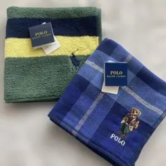 ☘️ラルフローレン ガーゼ タオルハンカチ 《ポロベア》＊タオル ハンカチ