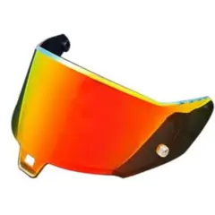 SHOEI X14 / Z7 対応レンズ ミラーシールドバイザー 虹オレンジ - メルカリ