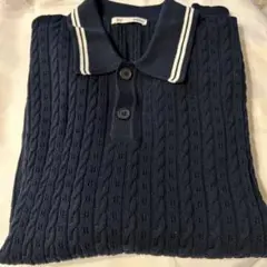 ネイビー ポロシャツ