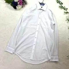 SUIT SELECT SKINNY 形態安定　ワイシャツ　長袖　ホワイト　S