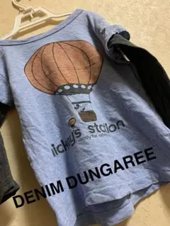 デニム＆ダンガリー　ディズニー　ミッキーマウス　コラボ　天竺　ロンT