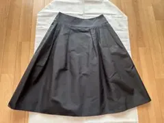 ＜10/18まで限定お値下げ＞フォクシー シルク フレアスカート ブラック38