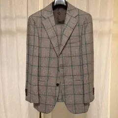 未使用 RING JACKET MEISTER グレンチェック スーツ 46