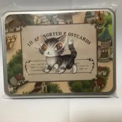 ❤️わちふぃーるど　ダヤン　ダヤンの迷路絵葉書缶　ポストカード10枚入り　未開封