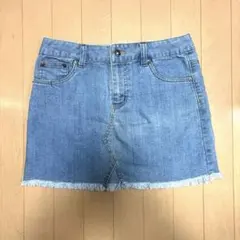 デニムタイトスカート ブルー ミニスカート M