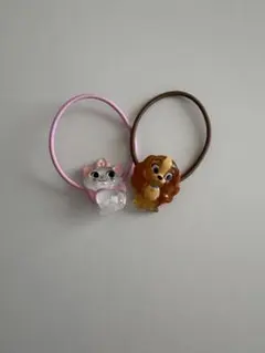 ディズニーキャラクター　Twinkle ヘアゴム　2個セット