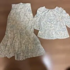 値下げ！リリアンカラット　セットアップ　花柄