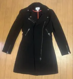 【極美品】アルマーニ　ARMANI 黒　ロングコート チェスターのサムネイル