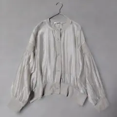 ​RADIATE ラディエイト シアー ブルゾン ベージュ 38 ヤマダヤ完売品