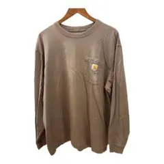 Carhartt ロンＴ ベージュ
