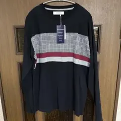 新品未使用 ベイクルーズ INHERIT 長袖 Tシャツ カットソー ロンＴ 黒