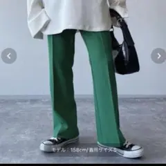 pageboy スラックス　グリーン　L サイズ