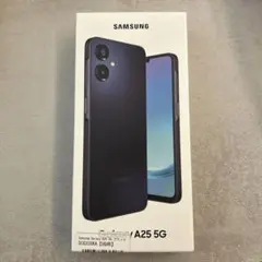 Samsung Galaxy A25 5G ブラック　未使用 Galaxy A 【 SIMフリー品】新品未開封 A25 5G【Black】判定O 赤ロム