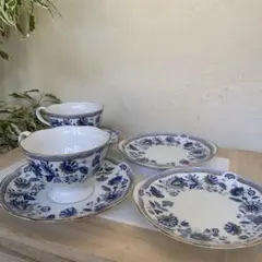 ナルミ　ファインチャイナ　カップandソーサ　デザート皿　セット