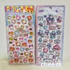 《新品》カミオジャパン　プチドロップステッカー　ハムハム　もちもち　2枚セット