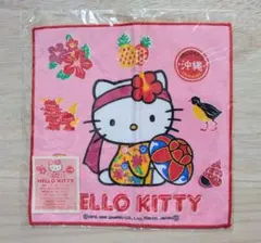 미개봉 ・稀少「ハローキティ」沖縄限定 ミニタオル ハンカチ