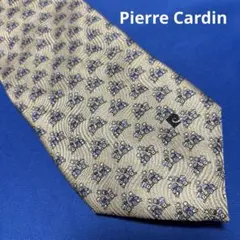 ピエールカルダン ネクタイ　汽車　Pierre Cardin パリ　グレー