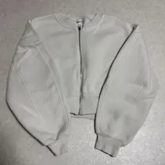 GU ヘビーウェイトスウェットクロップドブルゾン