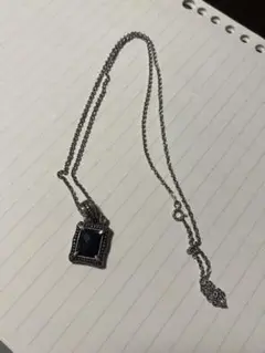 シルバー925 イタリア製 オニキスネックレス