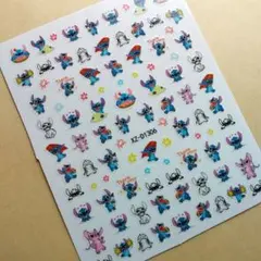 ネイルシール♪スティッチ　☆D1306　☆シール4枚つき！