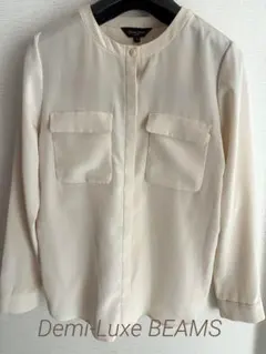 デミルクスビームス　ジョーゼットシャツ　シフォン　とろみ　セレモニー
