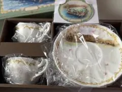 値下げ‼️ディズニーミラコスタ ティーカップセット　コースターつき　新品、未使用