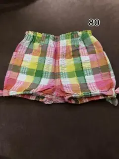 チェック柄パンツ 80サイズ