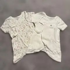 プティマイン オーガニック コンビ肌着2枚セット