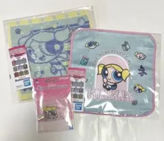 一番くじ　パワーパフガールズ　F賞　アクリルコレクション　G賞タオル　バブルス