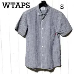 WTAPS ギンガムチェック シャツ ダブルタップス シアサッカー 半袖 BDのサムネイル