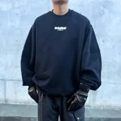 OAMC nome sweat ロゴ クルーネック スウェット ブラックのサムネイル