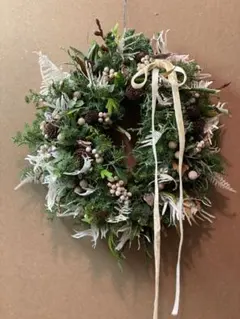 ドライフラワーリース インテリア