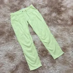 UNIQLO ユニクロ （L）クロップドパンツ ストレッチ カラーパンツ 華やか