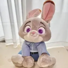 【1/24購入】ディズニー　ズートピア　ぬいぐるみ　ジュディ　ブランケット付き