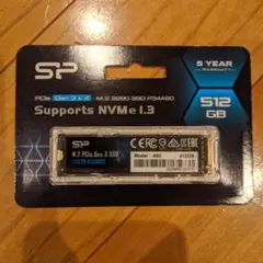 Silicon Power M.2 SSD 512GB P34A60のサムネイル