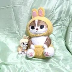 モフサンド　うさにゃん　ぬいぐるみ　2点セット