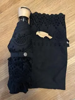 キャシャレル折りたたみ日傘 ブラックのサムネイル