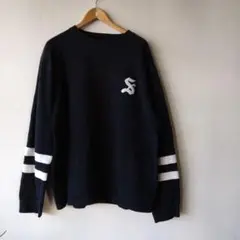 J*N様 90s　old stussy　ロゴ刺繍ワッペン　Vガゼット　スウェット