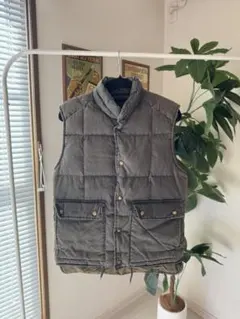高級品 ノースフェイス ハリスツイード別注ダウンベスト クールダウン
